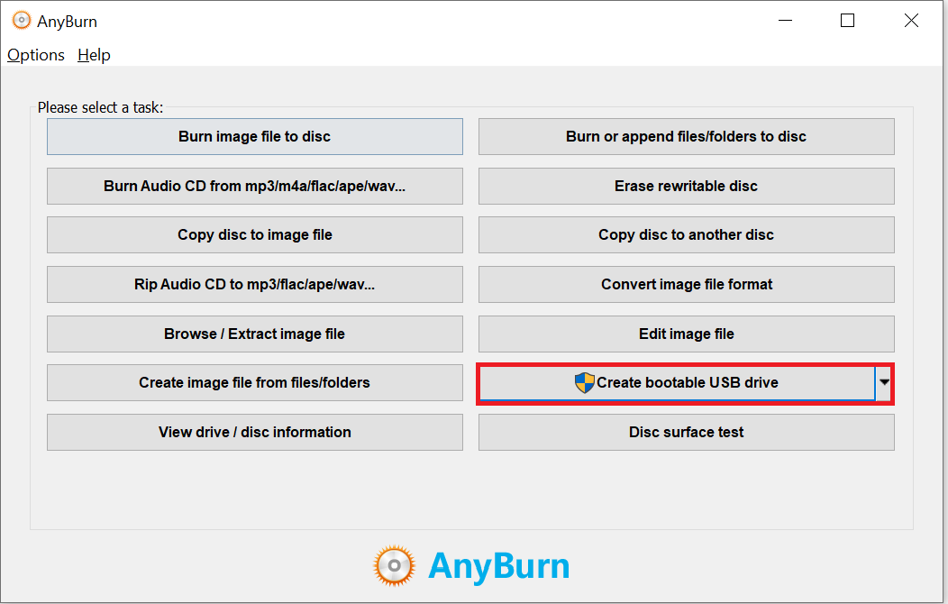 burn music to cd from usb