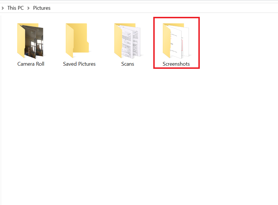 How To Change The Default Folder Location Of Print Screen Screenshots In Windows 10 Gear Up Windows 11 10