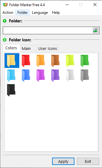 program folder icon changer