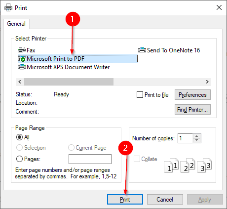 how to save as pdf file in chrome