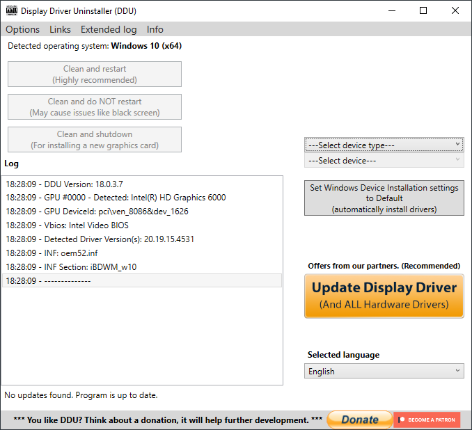 intel vga driver for windows 7 free download