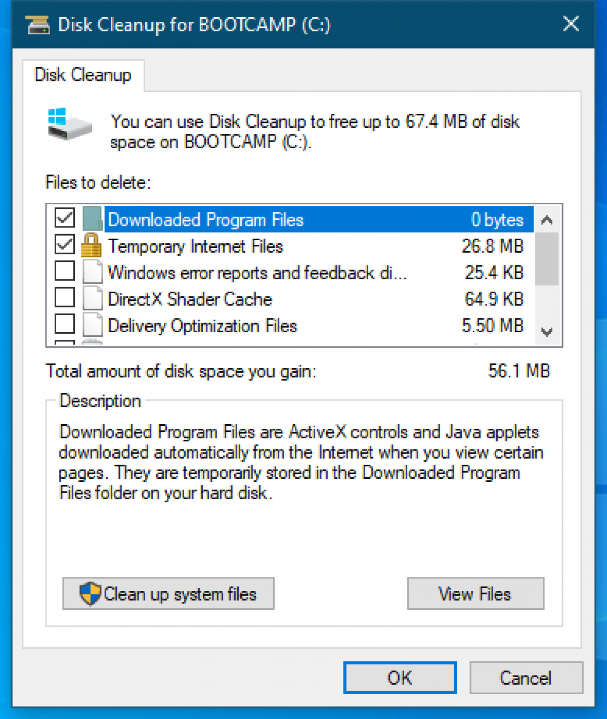 how to find disc cleanup on windows 10