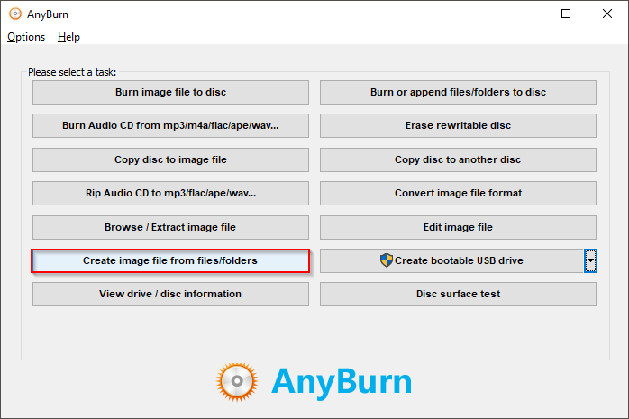 how to copy disc image file to usb