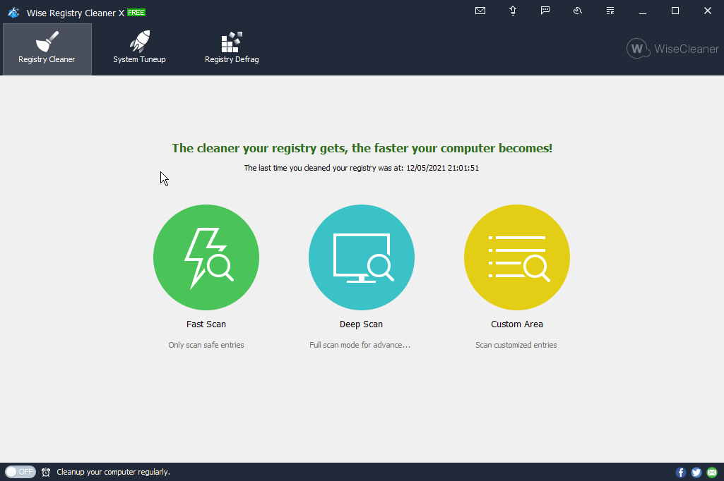 Free Registry Cleaner and Optimizer for Windows 11/10: Wise Registry