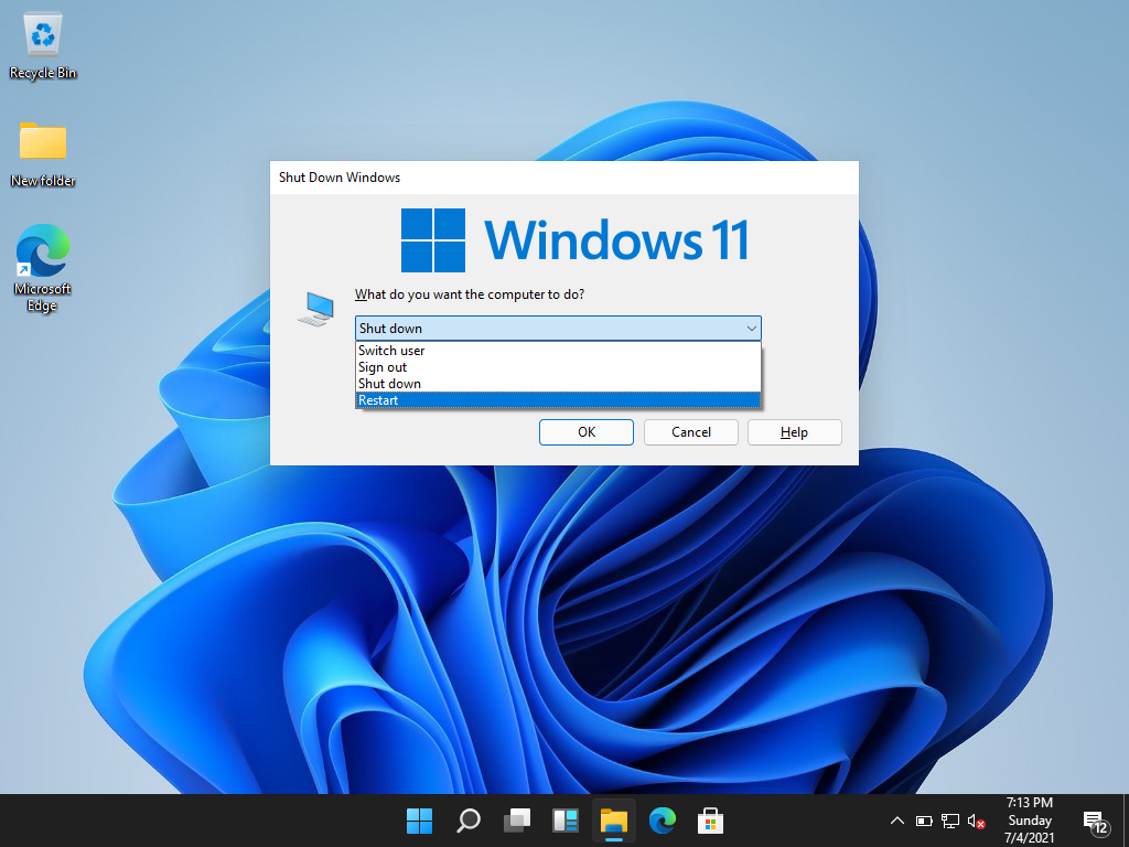 how to hard shutdown windows 11