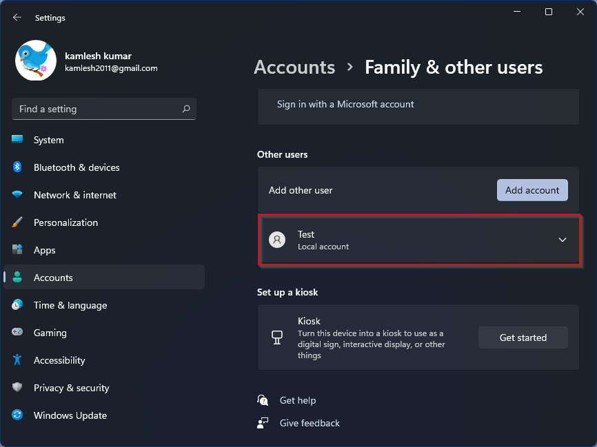 how to add a user account using cmd