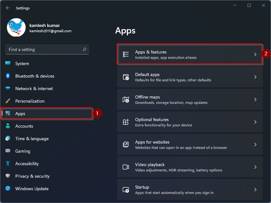 Change App Recommendation Settings Windows 11