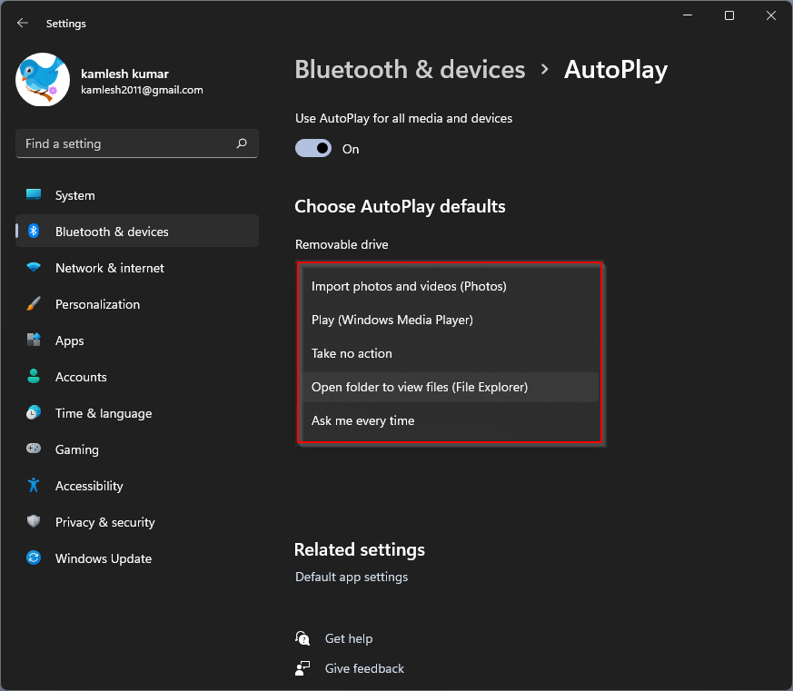 how to change default video player in windows 11