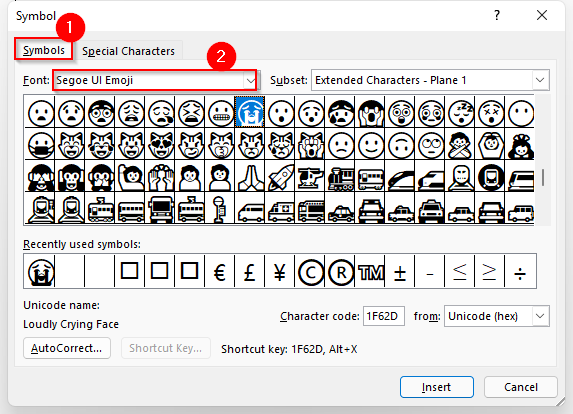 emoji keyboard shortcut windows 10