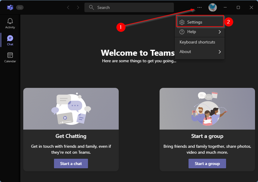 how to change font in microsoft teams app