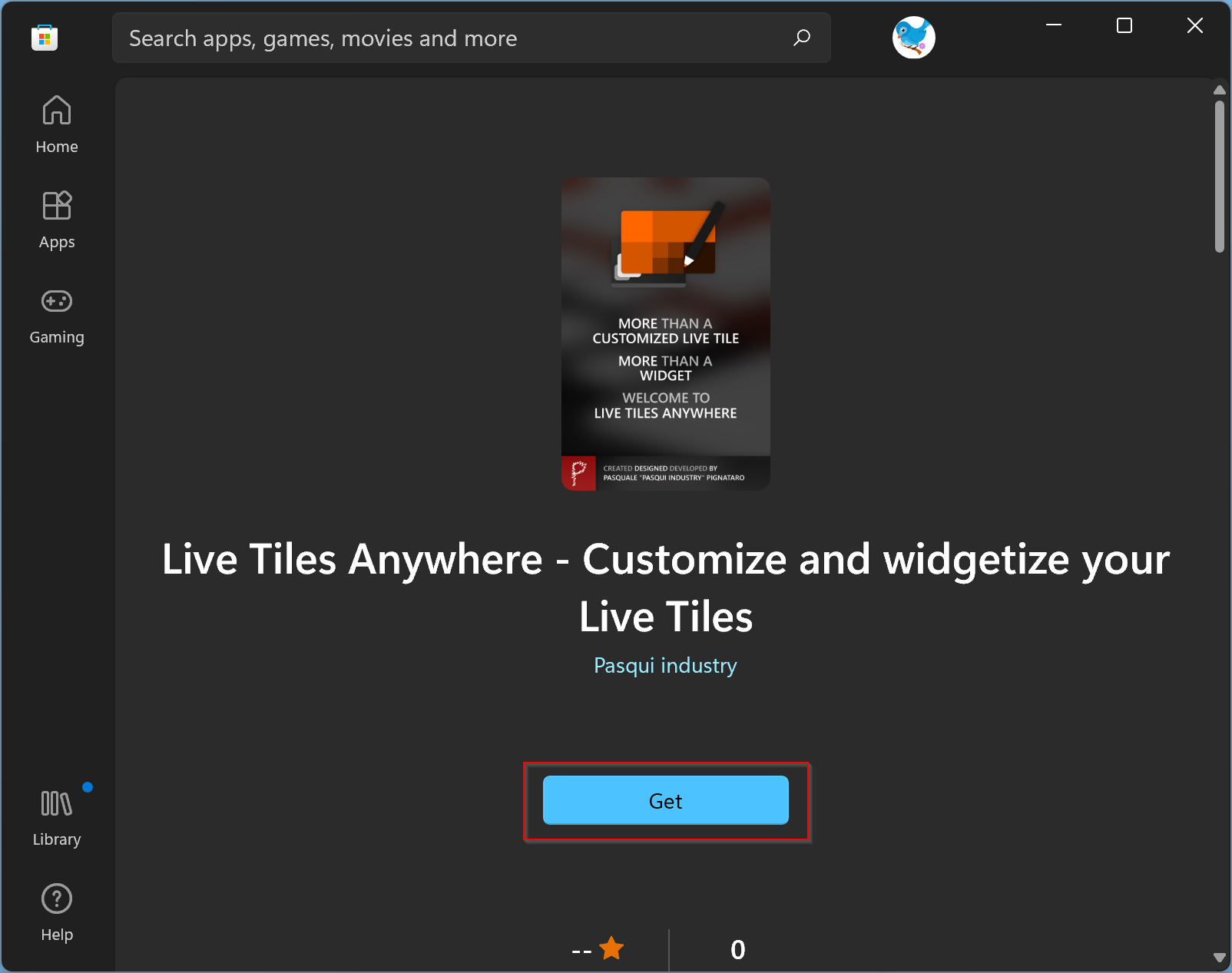 add live tiles to windows 10