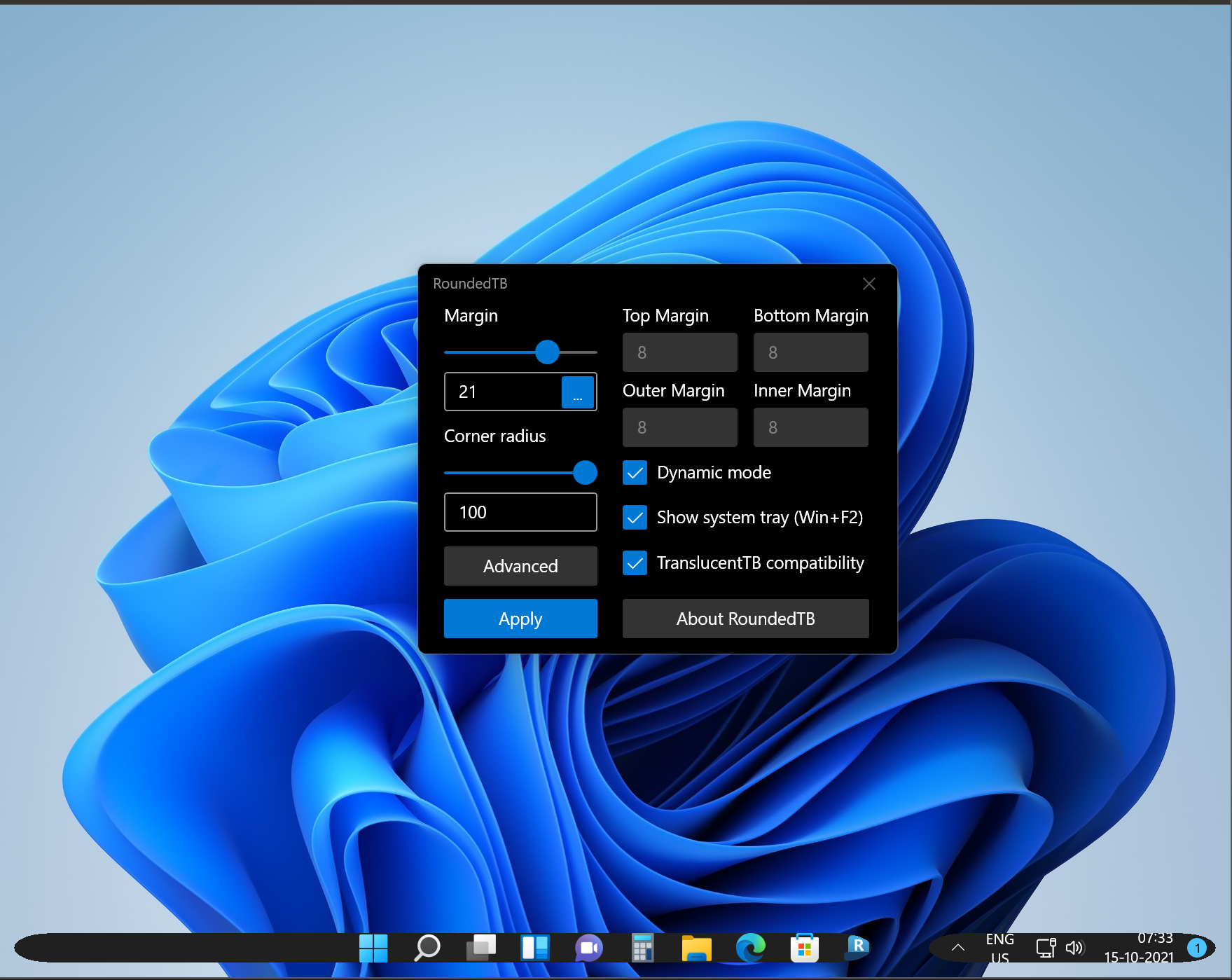 Watch/how To Customize Windows 11 Roundedtb Themes Icons Lively ...
